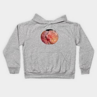 Coral Peony Kids Hoodie